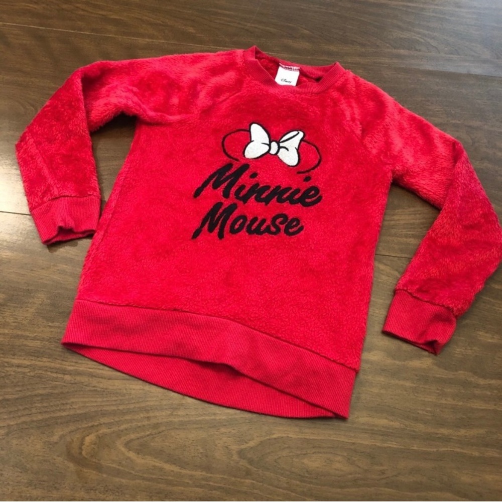 Jumping Beans Disney Minnie Mouse Red Fleece Top